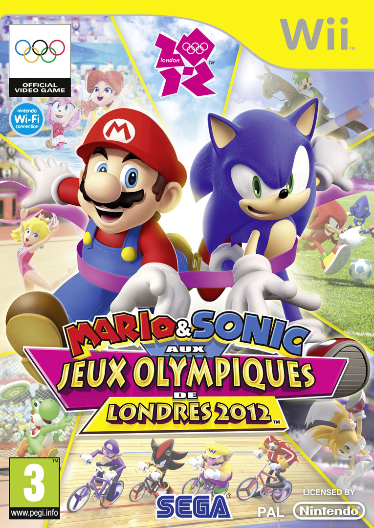 Mario & Sonic aux JO 2012 en jaquette