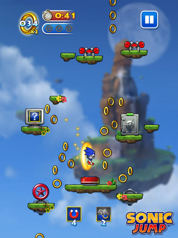 Un screenshot, un prix et une date de sortie pour Sonic Jump !