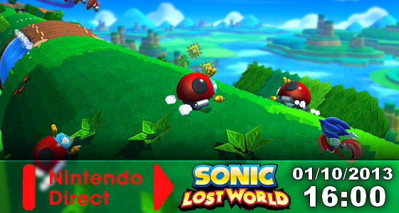 Un Nintendo Direct avec du Sonic Lost World dedans demain à 16:00