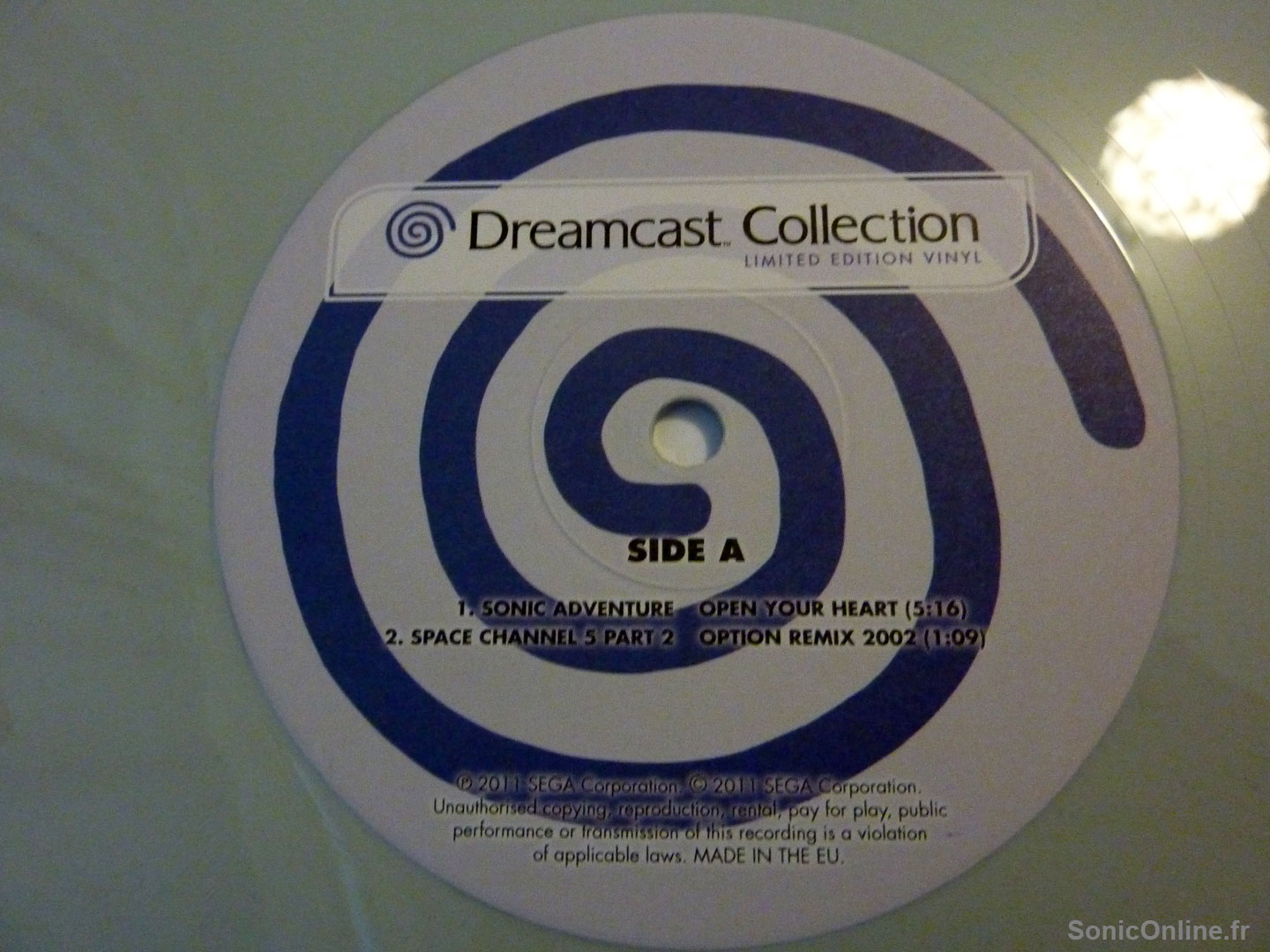 Le vinyle Dreamcast Collection en images