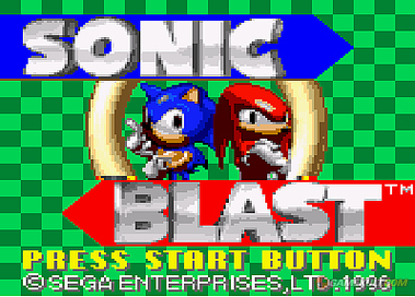 Sonic Blast sur l'eShop